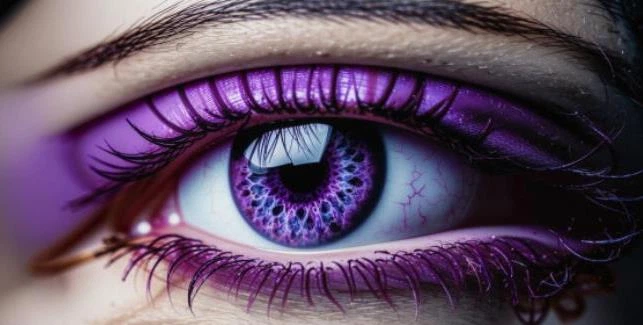 Фиолетовые глаза