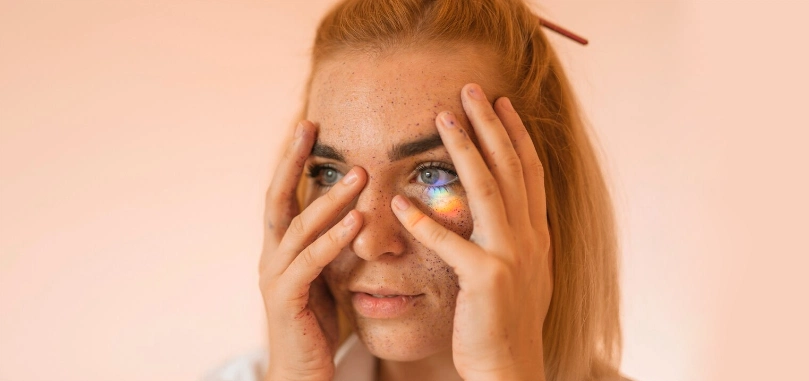 Шелушение вокруг глаз